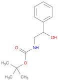 Carbamic acid, (2-hydroxy-2-phenylethyl)-, 1,1-dimethylethyl ester