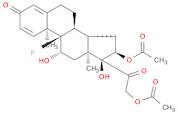 Pregna-1,4-diene-3,20-dione,16,21-bis(acetyloxy)-9-fluoro-11,17-dihydroxy-, (11b,16a)-