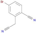 5-bromo-2-cyanobenzeneacetonitrile