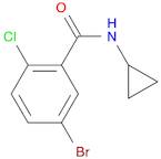 5-Bromo-2-chloro-N-cyclopropylbenzamide