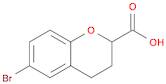 2H-1-Benzopyran-2-carboxylicacid, 6-bromo-3,4-dihydro-