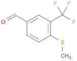Benzaldehyde, 4-(methylthio)-3-(trifluoromethyl)-