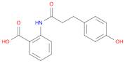 Benzoic acid, 2-[[3-(4-hydroxyphenyl)-1-oxopropyl]amino]-
