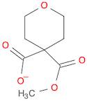 4H-Pyran-4,4-dicarboxylic acid, tetrahydro-, 4-methyl ester