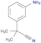 2-(3-aminophenyl)-2-methylpropanenitrile