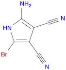 1H-Pyrrole-3,4-dicarbonitrile, 2-amino-5-bromo-