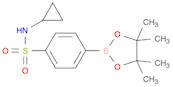 N-Cyclopropyl-4-(4,4,5,5-tetramethyl-1,3,2-dioxaborolan-2-yl)benzenesulfonamide
