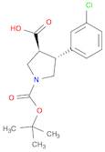 Trans-1-Boc-4-(3-chlorophenyl)pyrrolidine-3-carboxylic acid