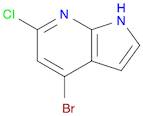 4-Bromo-6-chloro-1H-pyrrolo[2,3-b]pyridine