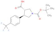 Boc-(±)-trans-4-(4-trifluoromethylphenyl)pyrrolidine-3-carboxylic acid