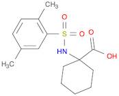 Cyclohexanecarboxylic acid, 1-[[(2,5-dimethylphenyl)sulfonyl]amino]-