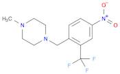 1-Methyl-4-(4-nitro-2-(trifluoromethyl)benzyl)piperazine