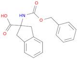 2-(((Benzyloxy)carbonyl)amino)-2,3-dihydro-1H-indene-2-carboxylic acid