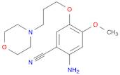 2-Amino-4-methoxy-5-(3-morpholinopropoxy)benzonitrile