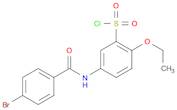 5-(4-Bromobenzamido)-2-ethoxybenzene-1-sulfonyl chloride