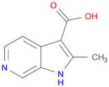 1H-Pyrrolo[2,3-c]pyridine-3-carboxylicacid, 2-methyl-