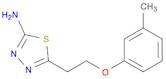 5-[2-(3-METHYLPHENOXY)ETHYL]-1,3,4-THIADIAZOL-2-AMINE