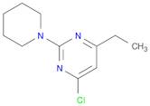 4-CHLORO-6-ETHYL-2-(PIPERIDIN-1-YL)PYRIMIDINE