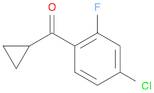 4-CHLORO-2-FLUOROPHENYL CYCLOPROPYL KETONE