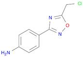 4-(5-(Chloromethyl)-1,2,4-oxadiazol-3-yl)aniline
