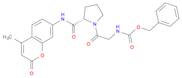 benzyl N-[2-[(2S)-2-[(4-methyl-2-oxo-chromen-7-yl)carbamoyl]pyrrolidin-1-yl]-2-oxo-ethyl]carbamate