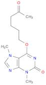 2H-Purin-2-one, 3,7-dihydro-3,7-dimethyl-6-[(5-oxohexyl)oxy]-
