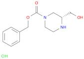 (3R)-3-(hydroxymethyl)-1-Piperazinecarboxylic acid phenylmethyl ester hydrochloride