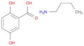 Benzoic acid, 2,5-dihydroxy-, compd. with 1-butanamine (1:1)
