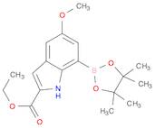 1H-Indole-2-carboxylic acid,5-methoxy-7-(4,4,5,5-tetramethyl-1,3,2-dioxaborolan-2-yl)-, ethyl ester