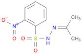 2-nitro-N'-(propan-2-ylidene)benzenesulfono hydrazide