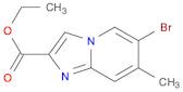 Ethyl 6-bromo-7-methylimidazo[1,2-a]pyridine-2-carboxylate