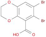 6,7-Dibromo-2,3-dihydrobenzo[b][1,4]dioxine-5-carboxylic acid