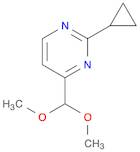 2-Cyclopropyl-4-(dimethoxymethyl)pyrimidine