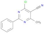 4-Chloro-6-methyl-2-phenylpyrimidine-5-carbonitrile