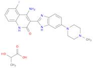 4-Amino-5-fluoro-3-(6-(4-methylpiperazin-1-yl)-1H-benzo[d]imidazol-2-yl)quinolin-2(1H)-one 2-hydroxypropanoate