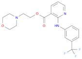 2-Morpholinoethyl 2-((3-(trifluoromethyl)phenyl)amino)nicotinate