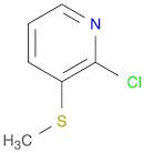 Pyridine, 2-chloro-3-(methylthio)-
