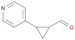 2-(Pyridin-4-yl)cyclopropanecarbaldehyde