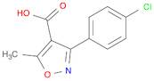 3-(4-CHLORO-PHENYL)-5-METHYL-ISOXAZOLE-4-CARBOXYLIC ACID