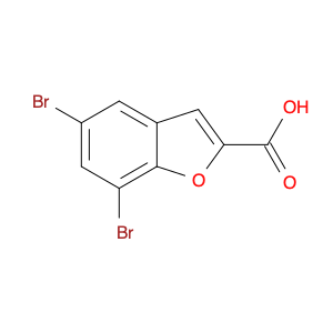 2-Benzofurancarboxylicacid, 5,7-dibromo-