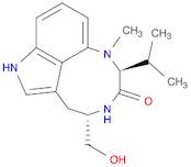 3H-Pyrrolo[4,3,2-gh]-1,4-benzodiazonin-3-one, 1,2,4,5,6,8-hexahydro-5-(hydroxymethyl)-1-methyl-2-(1-methylethyl)-, (2S,5S)-