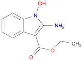 1H-Indole-3-carboxylic acid, 2-amino-1-hydroxy-, ethyl ester