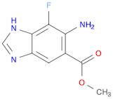 1H-Benzimidazole-5-carboxylic acid, 6-amino-7-fluoro-, methyl ester