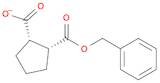 1,2-Cyclopentanedicarboxylic acid, mono(phenylmethyl) ester, (1R,2S)-
