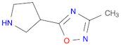 3-Methyl-5-(pyrrolidin-2-yl)-1,2,4-oxadiazole