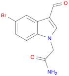 2-(5-BROMO-3-FORMYL-1H-INDOL-1-YL)ACETAMIDE