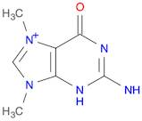 2-Amino-7,9-dimethyl-9H-purin-7-ium-6-olate