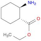 Cyclohexanecarboxylicacid, 2-amino-, ethyl ester, (1R,2S)-rel-