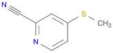2-Pyridinecarbonitrile,4-(methylthio)-(9CI)