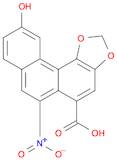 Phenanthro[3,4-d]-1,3-dioxole-5-carboxylicacid, 10-hydroxy-6-nitro-